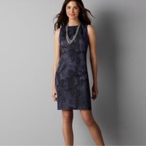 Gray Jacquard Loft Formal Dress